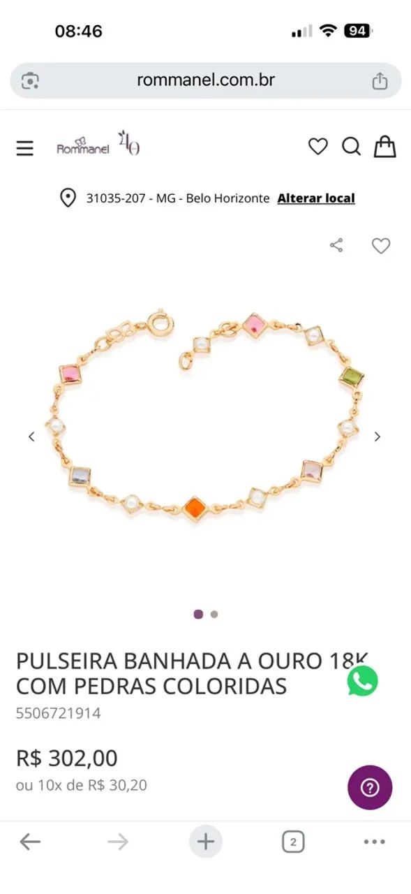 Pulseira Rommanel - Foto 2