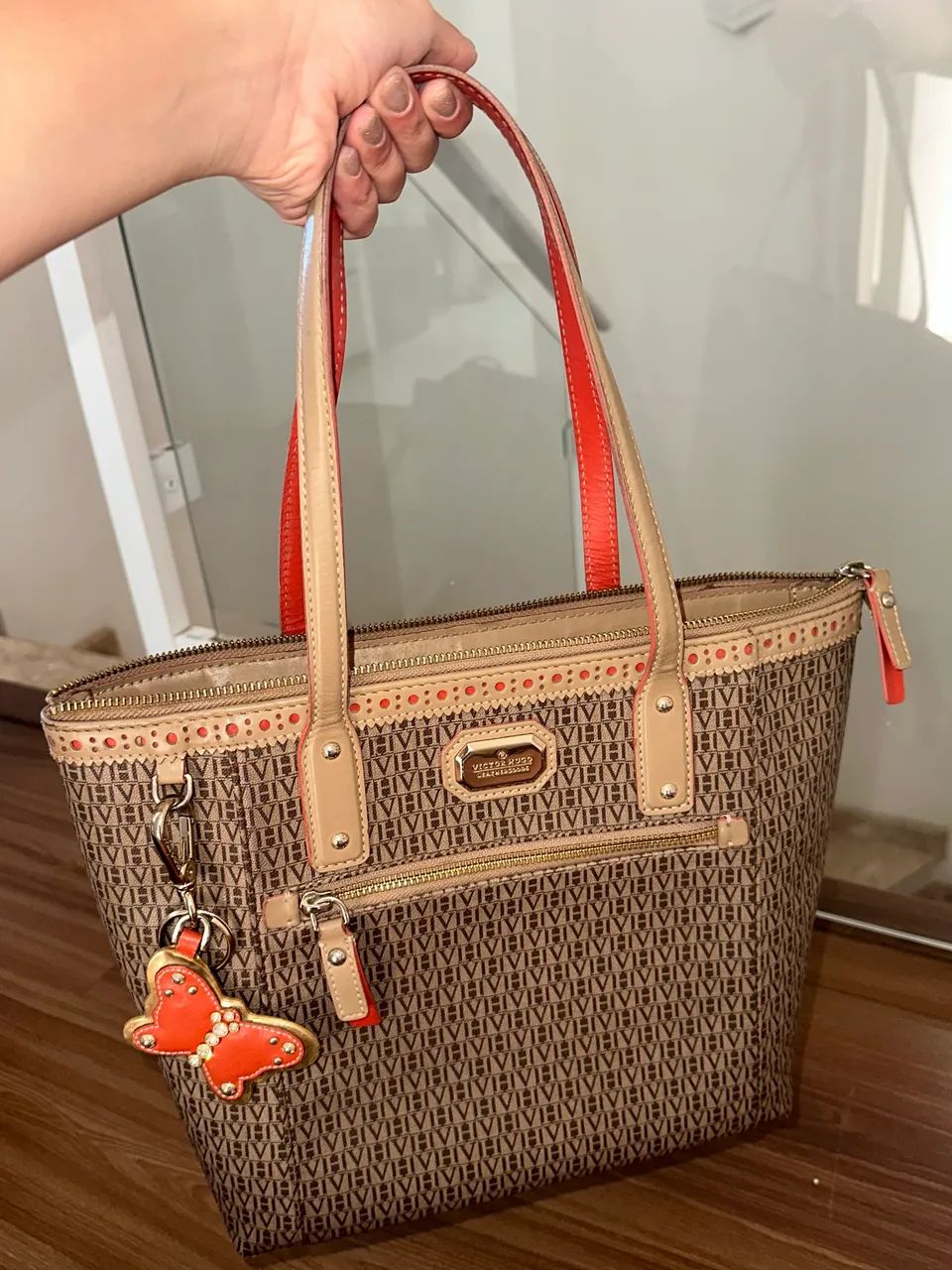 Bolsa Victor Hugo Bege - Foto 2