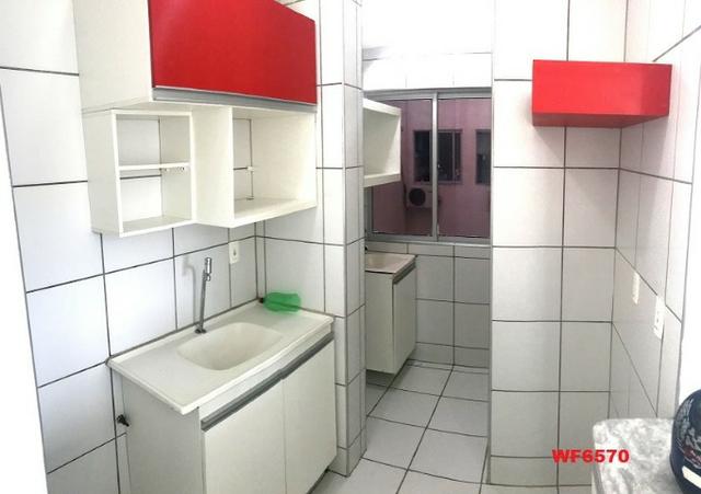 AP1052 Aimará, apartamento com 2 quartos, 1 vaga, condomínio no Cambeba, campo de futebol - Foto 4