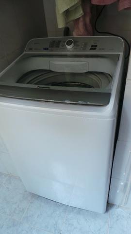 Máquina de lavar panasonic 16kg active foam modelo f16085 pouco uso - Foto 2