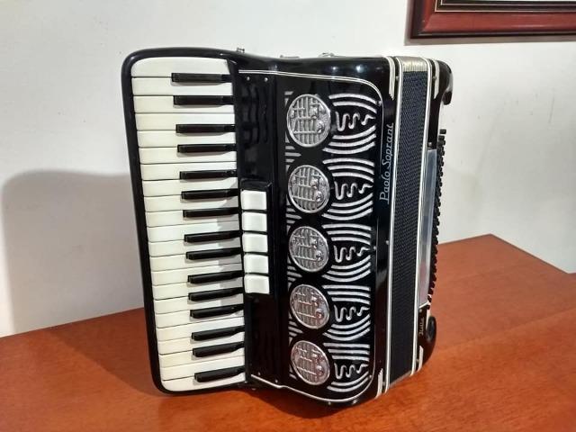 Acordeon Paolo Soprani 80 Baixos Luxo Italiana - Foto 6