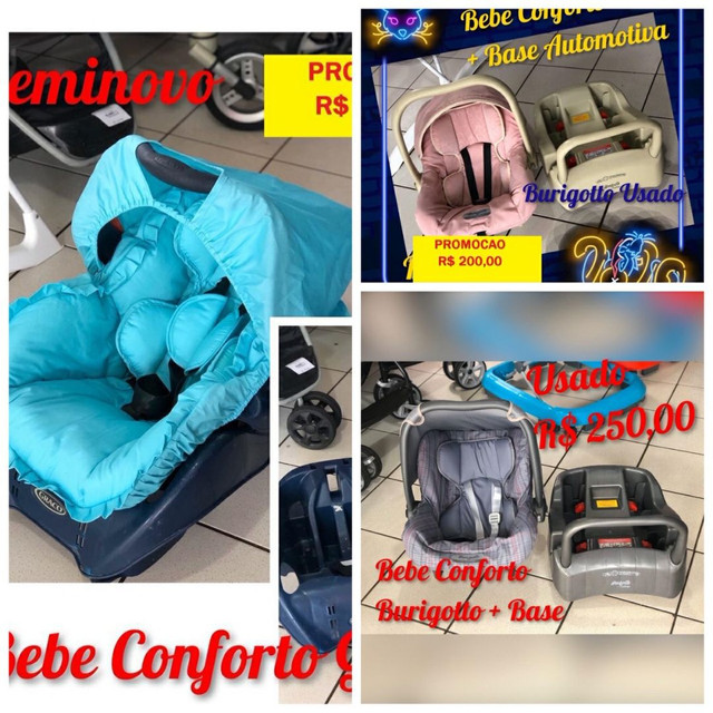 Bebe Conforto seminovo com Base Automotiva.