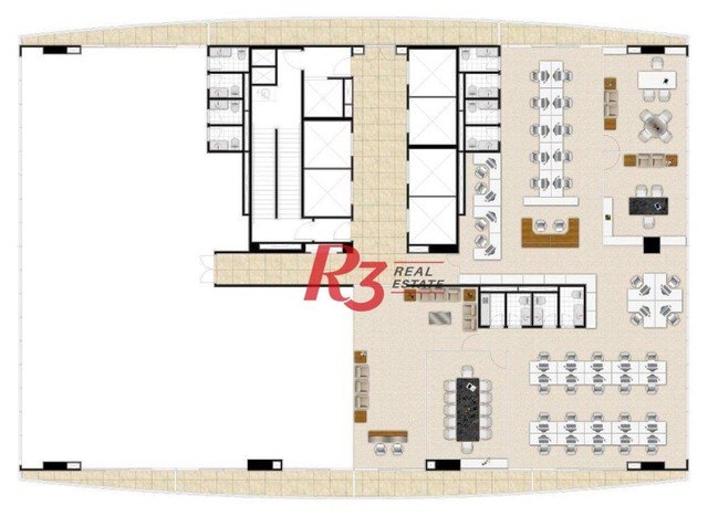 Sala, 104 m² - venda por R$ 978.080,00 ou aluguel por R$ 6.113,00/mês - Gonzaga - Santos/S - Foto 15