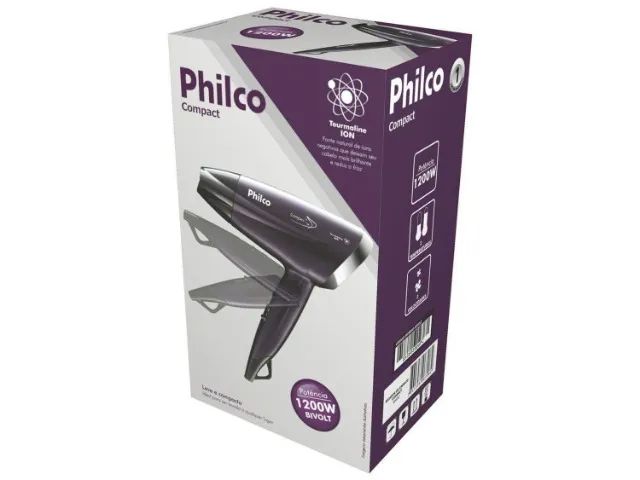 Secador de Cabelos Philco Compact 2 Velocidades 1200W de potência - Bivolt - Foto 6