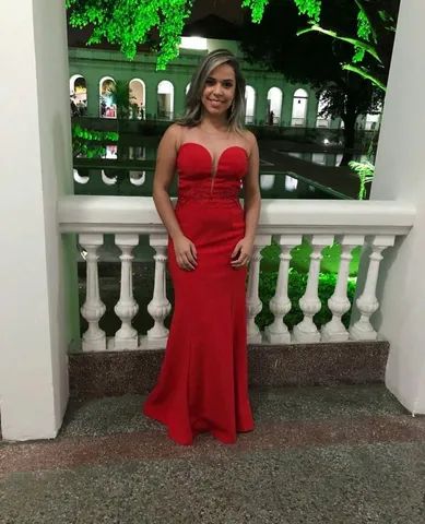 Vendo vestido de festa, cor vermelho Roupas Candeias, Jaboatão