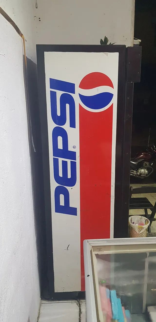 Freezer vertical expositor pepsi preto relíquia Eletrodomésticos
