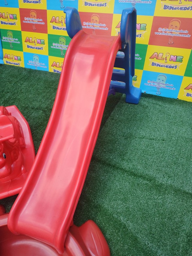 Escorregador médio tartaruga e gangorra  - Foto 5