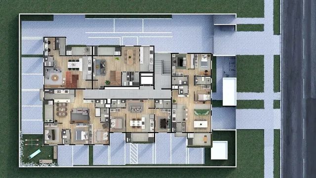 Apartamento à venda 2 Quartos 1 Suite 1 Vaga 55.89M² São Pedro São José dos  Pinhais - PR