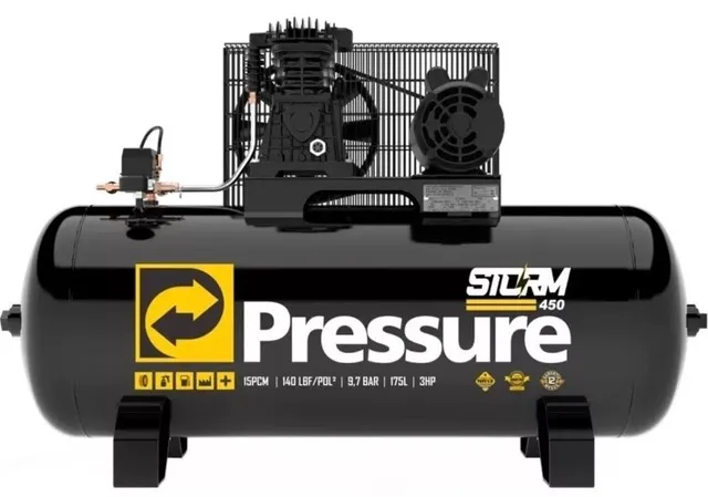 Compressor Storm 15 pés 175 litros monofásico