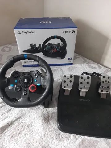 Volante Logitech G27, Pedais, Câmbio C/ Caixa Raridade