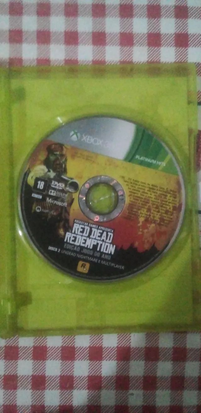 Jogo Red Dead Redemption + Versão Zumbi Xbox 360