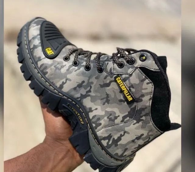 Bota Caterpillar preta linha premium - Calçados - Treze de Julho