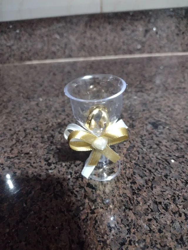 Lembrancinhas para casamento (Tacinha com aliança) - Foto 3