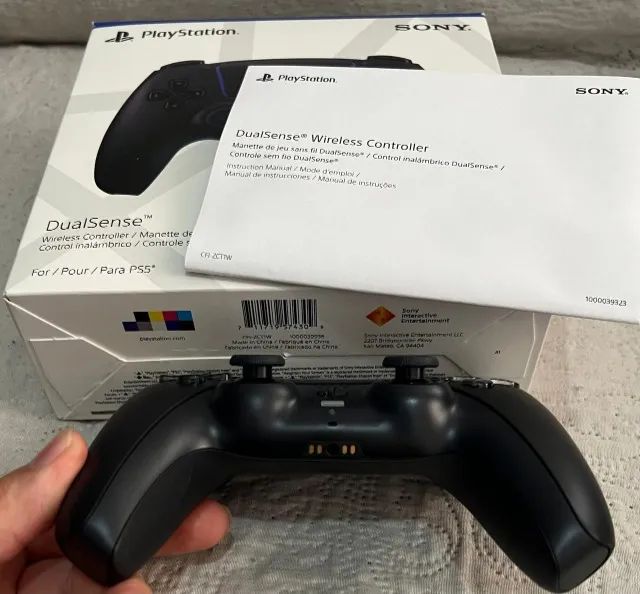 Controle Dualsense PS5 Sony Midnight Black 100% Original - Foto 3