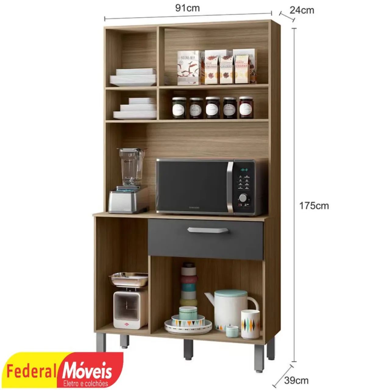 Armário de Cozinha Compacto (não precisa furar a parede) - Peça já a Sua! - Foto 2