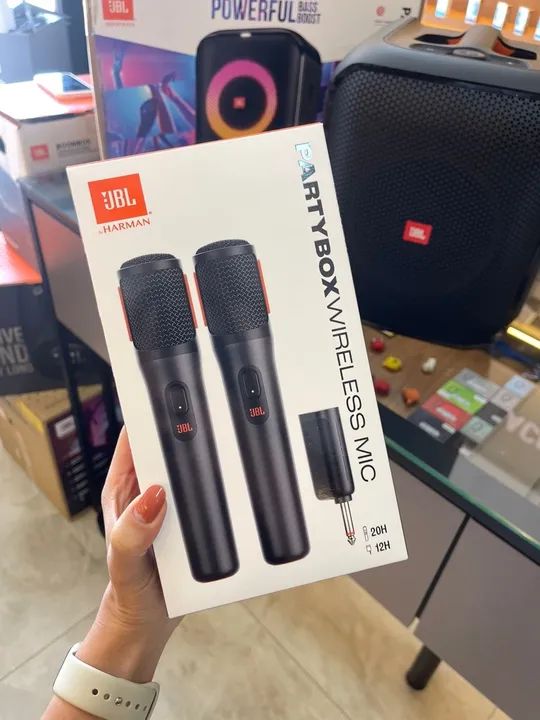 Microfone sem fio JBL ( 1 ano de garantia )
