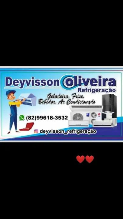 Técnico de refrigeração atendendo parte baixa de maceio em geral