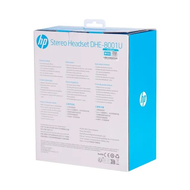 Headset HP DHE-8001U com Conexão USB Única - Original - Foto 4