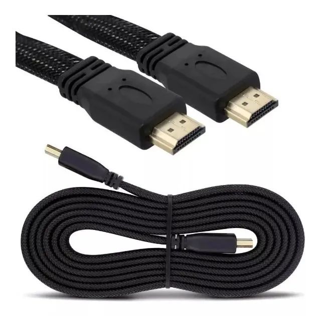 Cabo Hdmi Flat 5Metros Hd Alta Velocidade 2.0 4k 1080p 3d - Foto 6