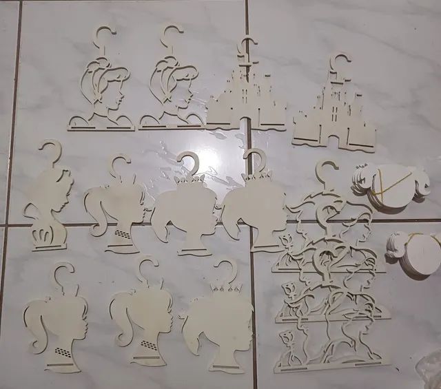 Kit porta laços MDF- cru para montar - Foto 4