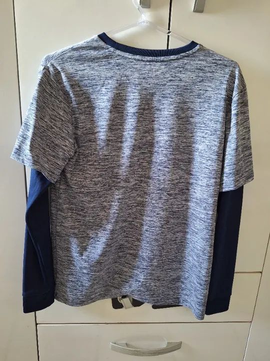 Camiseta Infantil Gap Fit Manga Longa Original - Foto 2