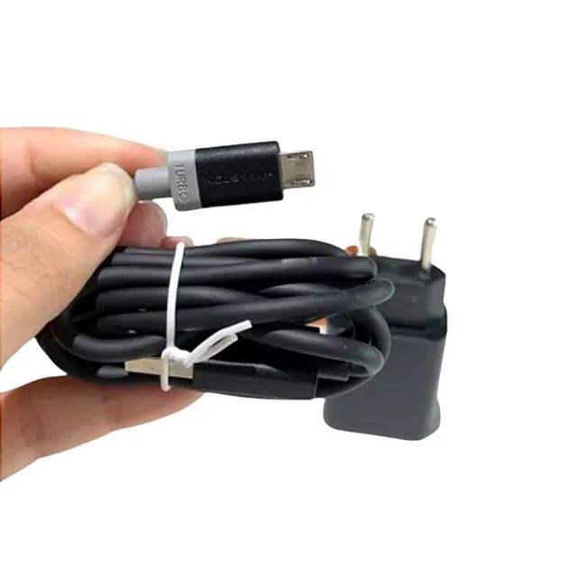 Kit Carregador Turbo USB 30w Com Cabo Micro USB V8 de 1 M - H'maston em São Luís ma   - Foto 2