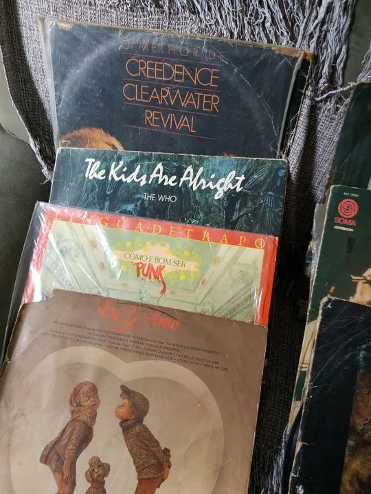  discos de vinil - Elvis, Ramones, Creedence. Etc - Foto 2