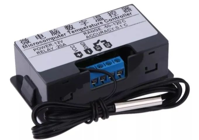 Controlador Digital De Temperatura 12V  W3230 Termostato Com Sensor Ntc A Prova COD-AM323  - Foto 5