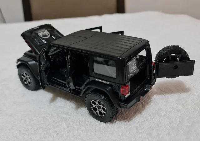 Carrinho miniatura Jeep Wrangler escala 1/22 - Foto 3