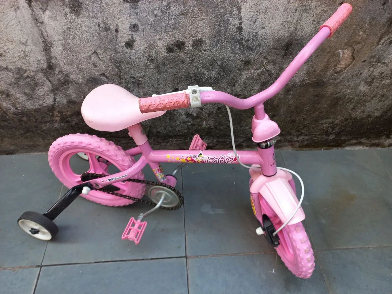 Bicicleta fofys aro 12 com rodinhas  - Foto 2