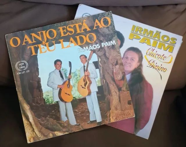 Lote 02 Lp's Discos Vinil Gospel Evangélico Irmãos Paim - Raro