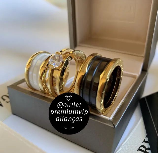 Anel bvlgari 20 milesimos de ouro 18k - Foto 5