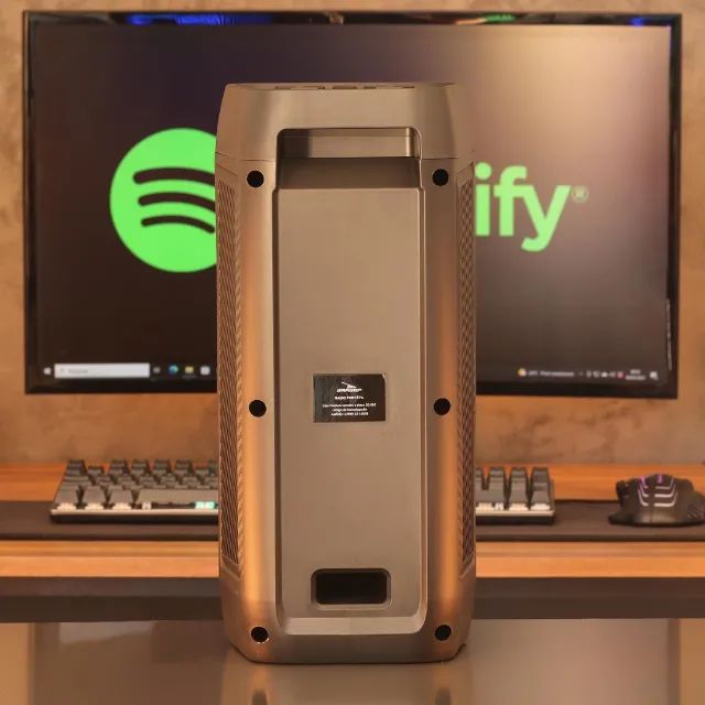 Caixa de Som Com Microfone Completa 30W - Foto 3