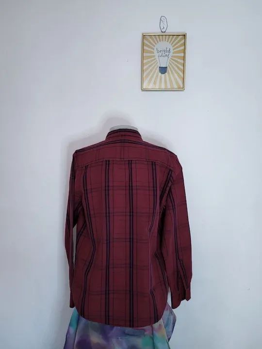 camisa xadrez viv leroá - Foto 4