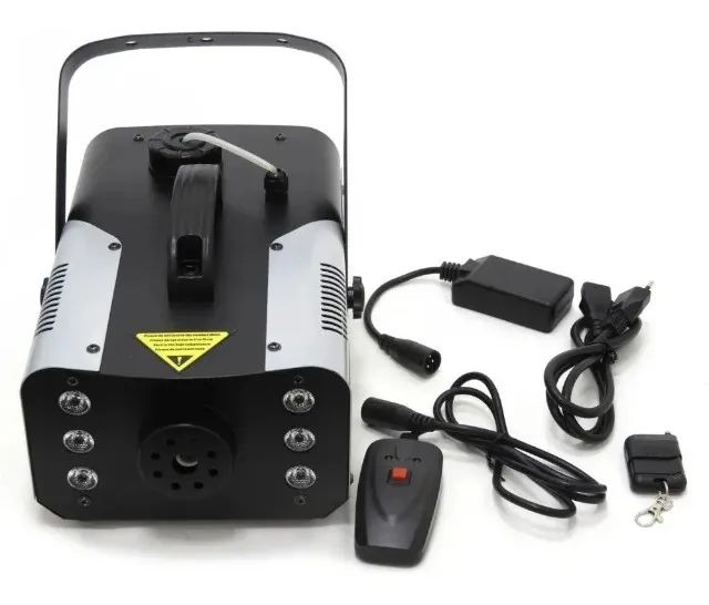 Maquina de Fumaça Led 1200w + Fluido - Foto 3