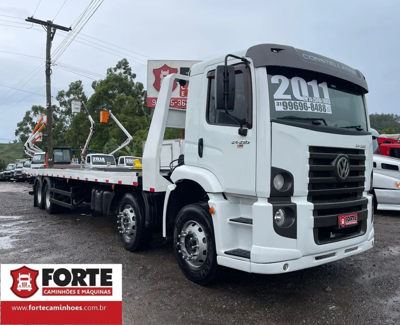 VW 24-250 BI-TRUCK PRANCHA 11MTS 