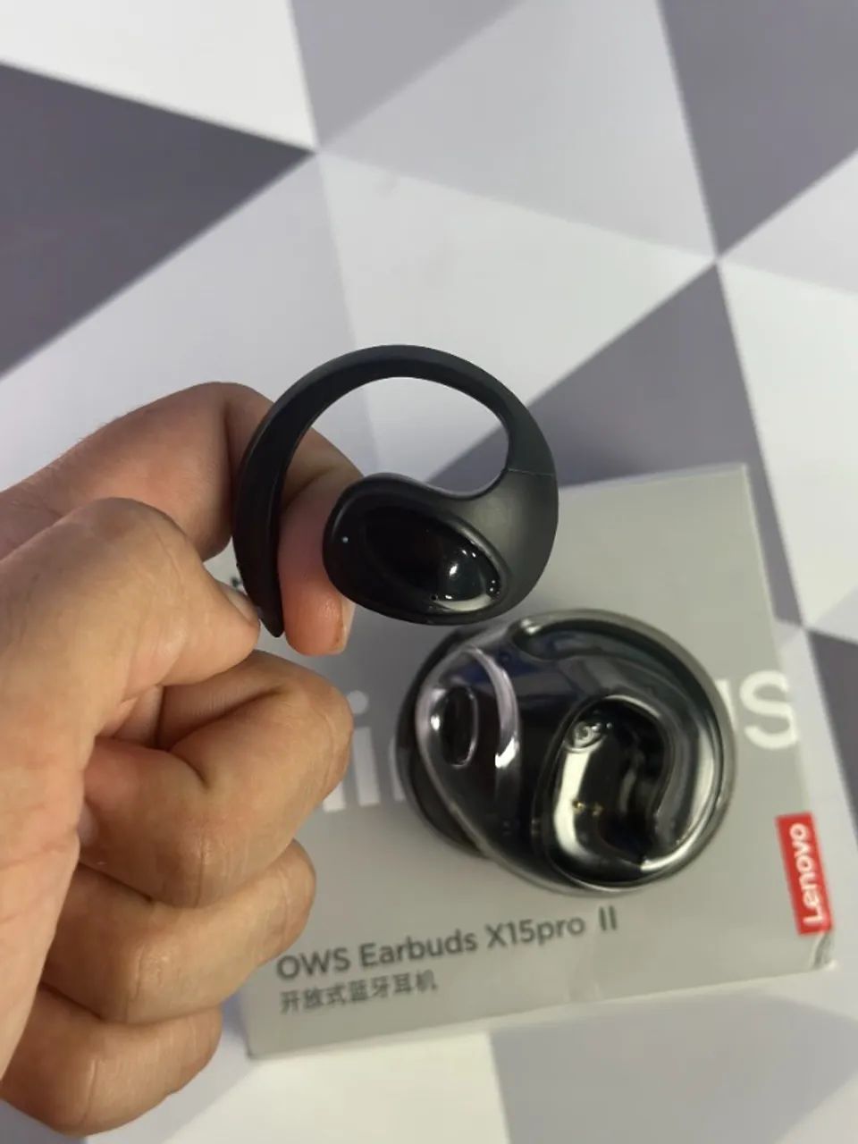 Fone de ouvido Lenovo X15 pro 2 com alça lado direito  - Foto 2