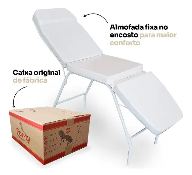 Maca 3 Posições Branca para Estética  - Foto 5