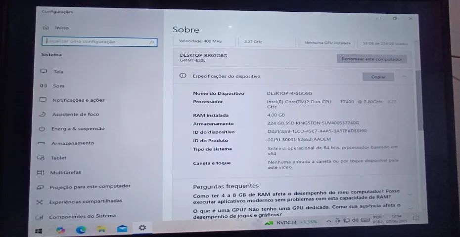Placa mãe  Intel G41MT-ES2L - Foto 6
