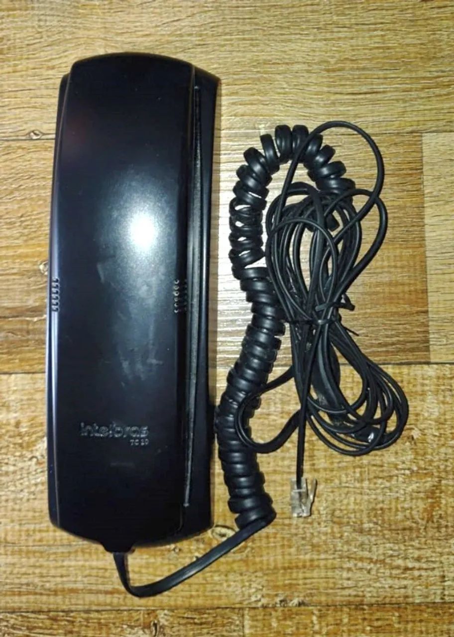 Telefone Intelbras Tc 20 com fio aumentado Preto - Foto 2