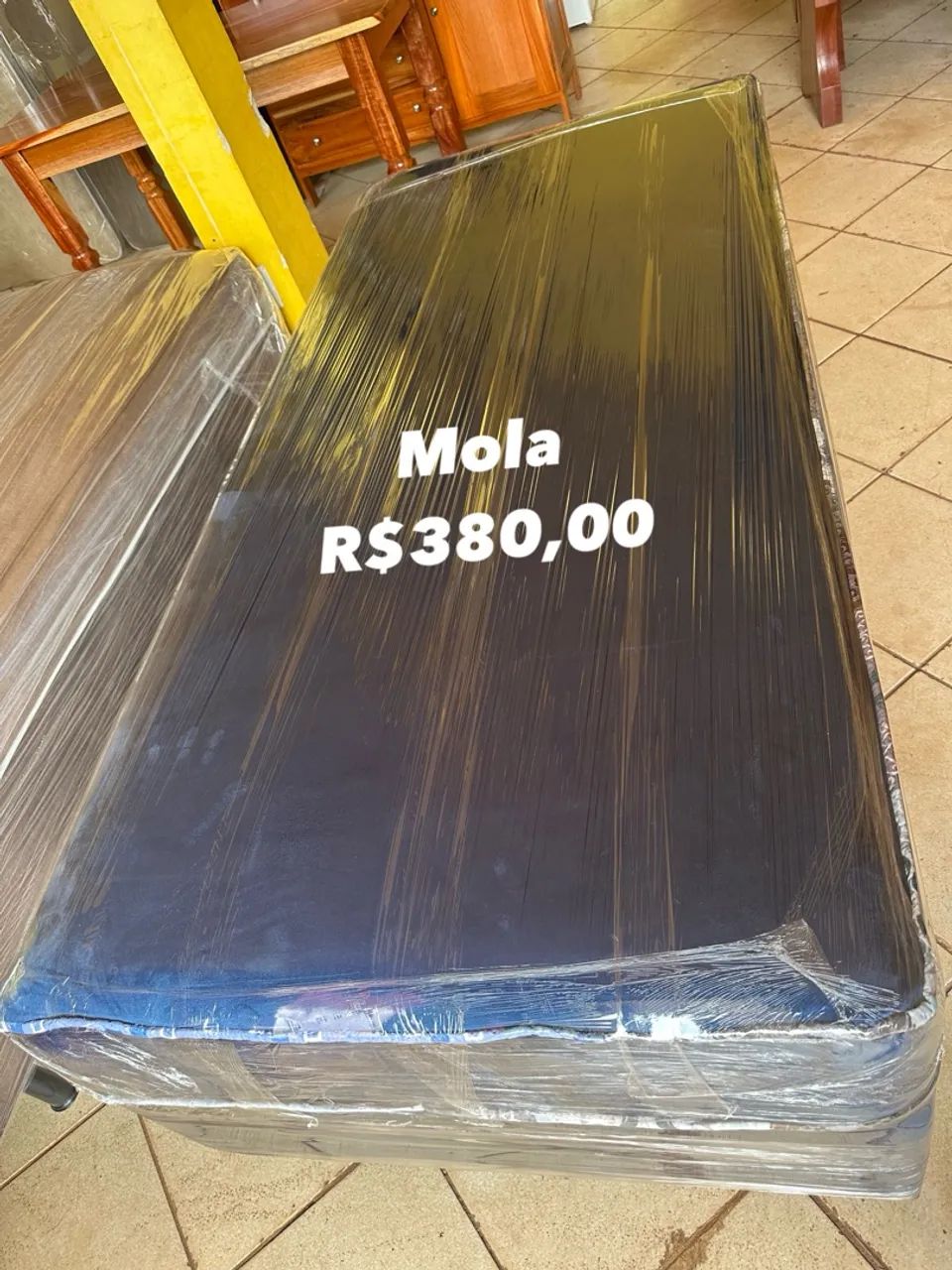 Cama unibox solteiro mola e de espuma