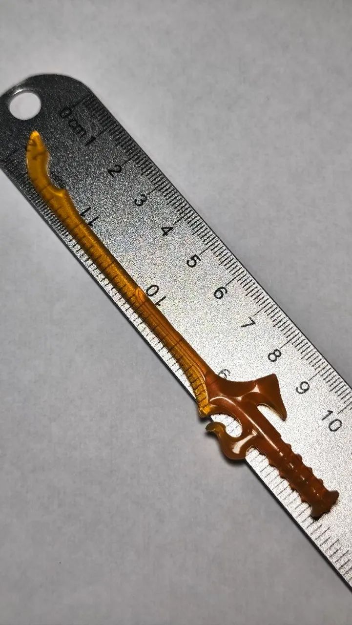 Espada de plástico transparente ideal p/ boneco masterverse / motu origens / marvel legend - Foto 2