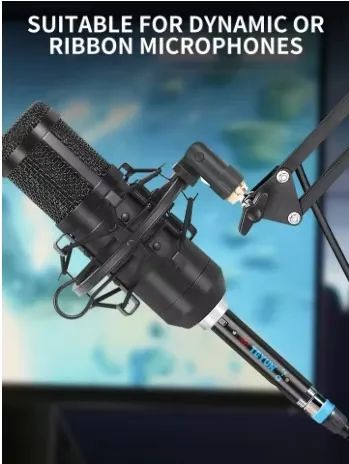 pré-amplificador de microfone dinâmico 28db ganho estrutura de metal para gravação - Foto 2