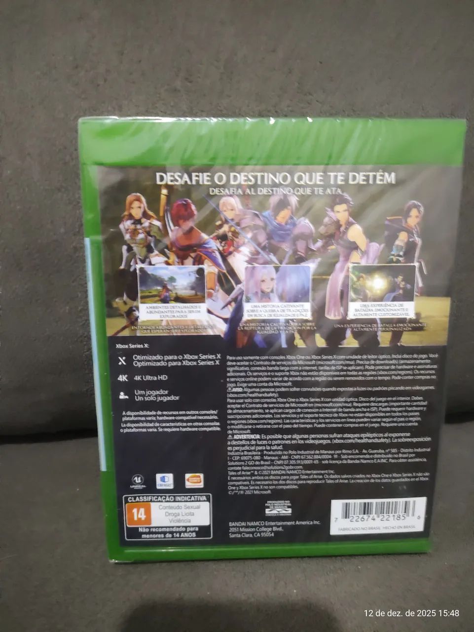 Tales of arise Xbox one lacrado