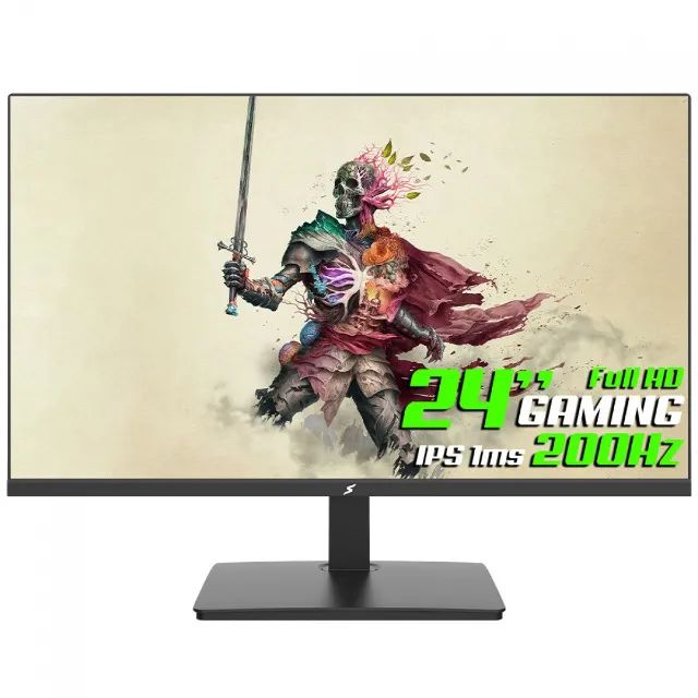 Monitor SuperFrame View, 24 Pol, Full HD, Fast IPS, 1ms, 200Hz, 99% sRGB, Novo, Lacrado
