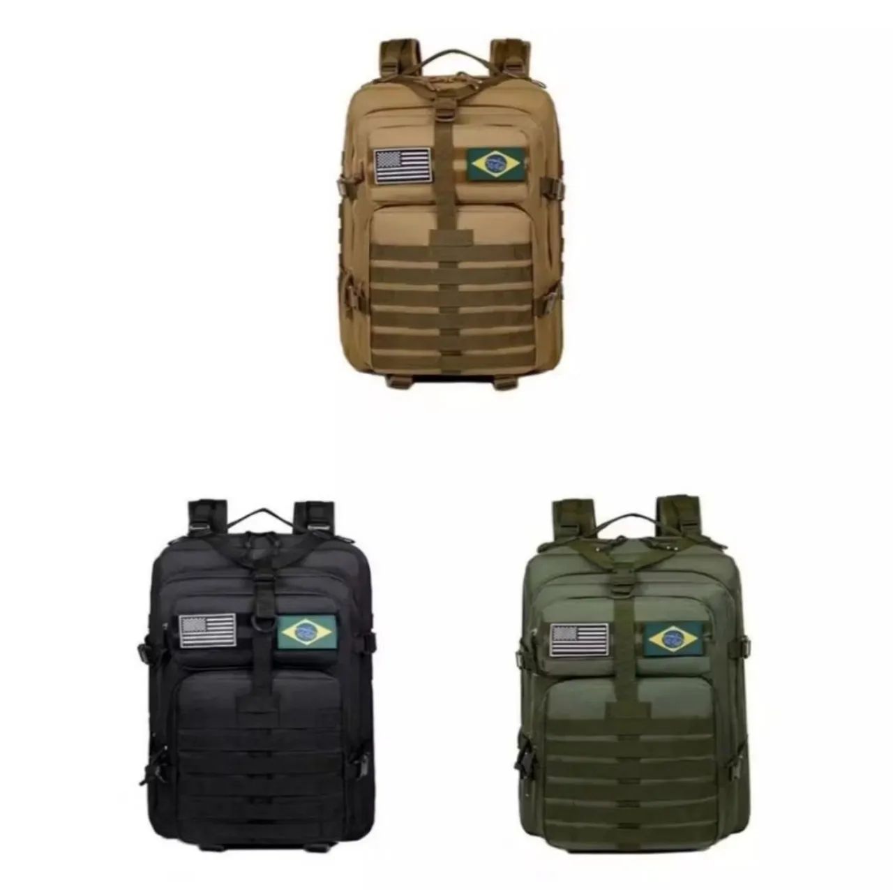 Mochila tática 50 litros camuflada  - Foto 5