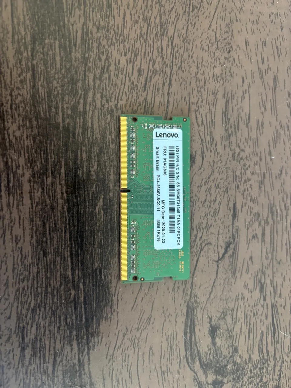 Memória notebook DD4 4GB Lenovo
