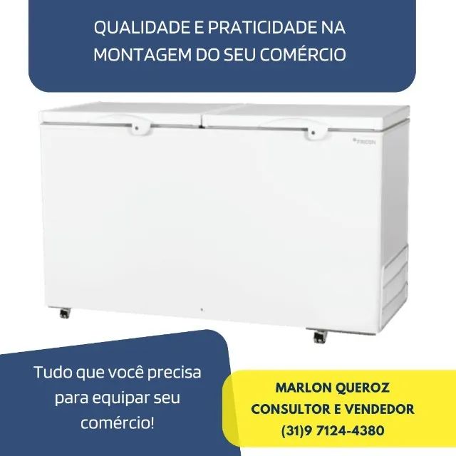 Freezer Horizontal 503 Litros Tampa Cega