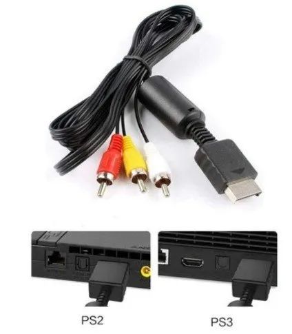 Cabo Av Playstation Ps1, Ps2, Ps3 - Foto 2