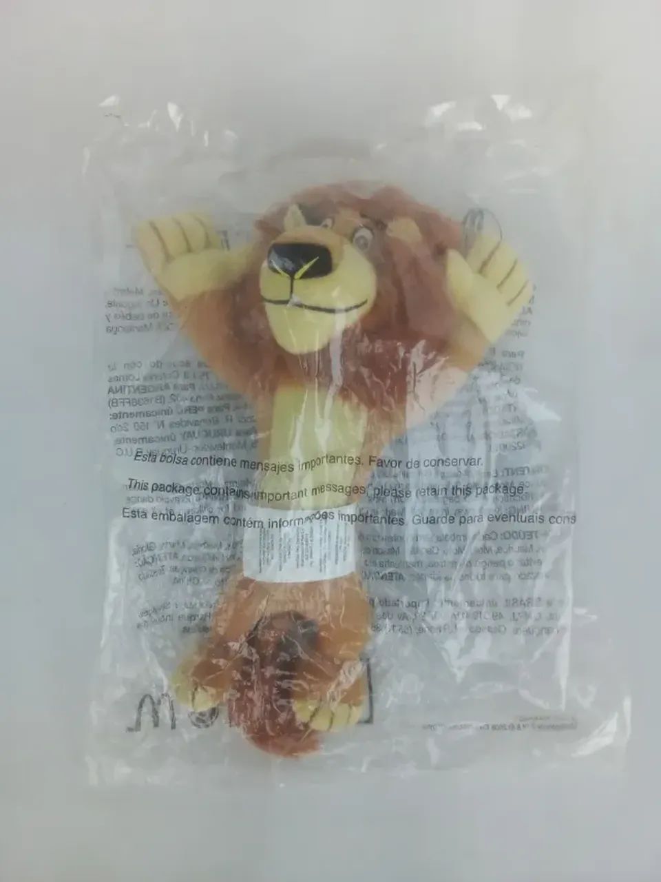 Promocional Mcdonald's Lacrado Madagascar 2 Alex 2008